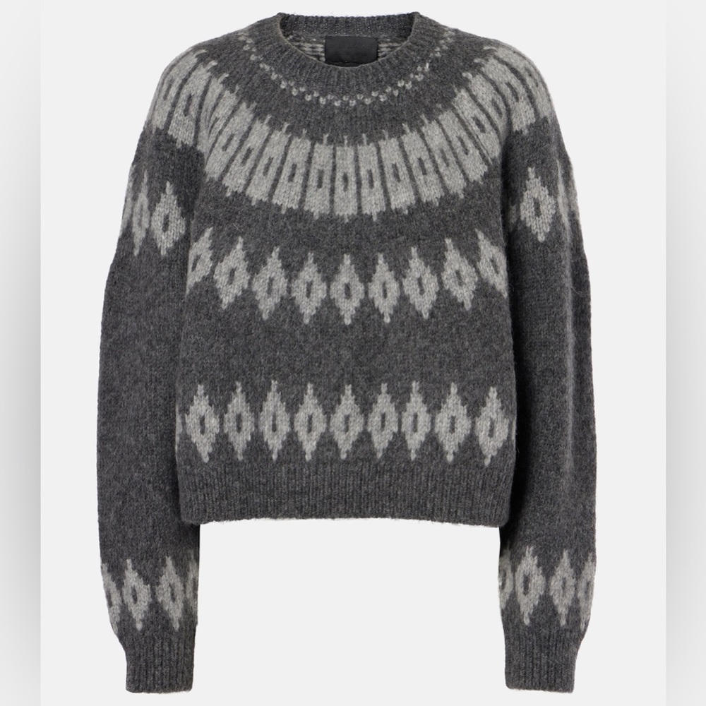 NILI LOTAN Arleth Fair Isle alpaca-blend sweater